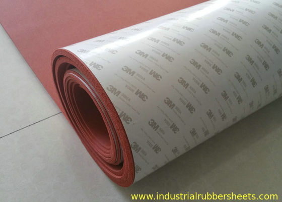 Hittebestendige siliconen sponsplaat met 3M tape backing en gesloten celstructuur