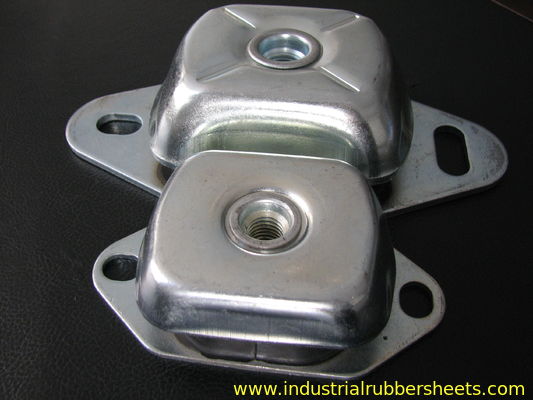 Hoogwaardige rubberen schokdemper met glad oppervlak en gegalvaniseerd metaal voor maritieme trillingsdemping