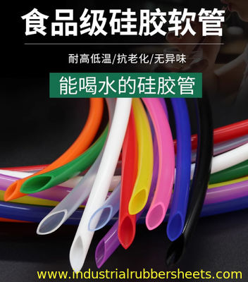 Extrudeerde siliconenbuis met hoge hardheid, zeer duurzaam en maatmatig voor verschillende toepassingen