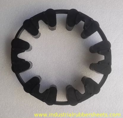 12 Toothes PRK Rubber Coupling Spider in Black Color with OD175mm x ID106mm x T25mm Dimensions