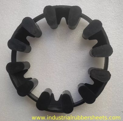 12 Toothes PRK Rubber Coupling Spider in Black Color with OD175mm x ID106mm x T25mm Dimensions