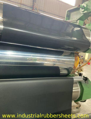 High Temperature Rubber Sheet with Hardness 75±5 Shore A, Elongation ≥200%, and Reinforced 1PLY Glassfiber Or Aramid Fabric