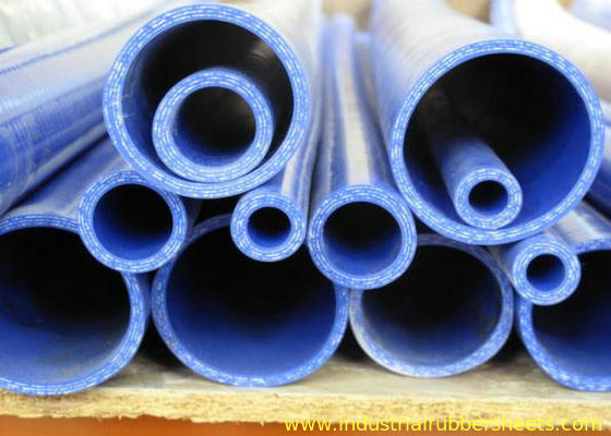 100% Virgin Silicone Tube Extrusion High Temperature Resistant Polyester Braid Reinforced Hose for Corona Roller