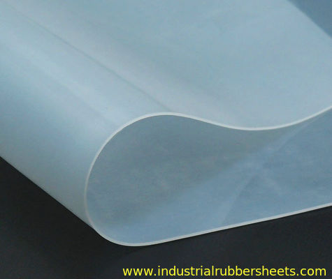 Transparante voedselveilige siliconenrubberplaat scheurbestendig voor diverse toepassingen