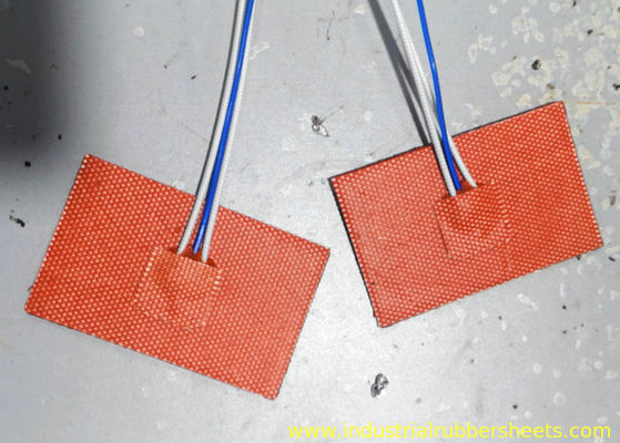 Gepaste waterdichte niet-giftige siliconen verwarmingspad met aangepaste spanning voor uniforme verwarming